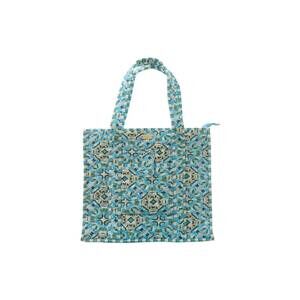 NEW BROOKS AVENUE on the road quilted tote in english tile